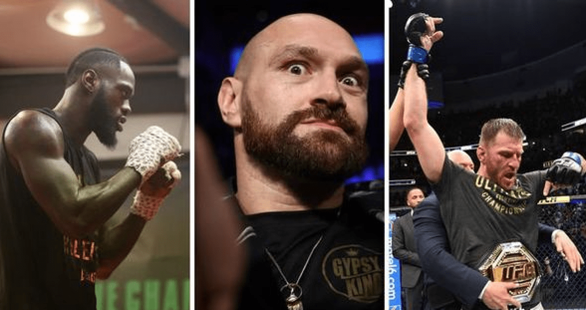 Tyson Fury Is Eyeing Up Deontay Wilder And Then Stipe Miocic
