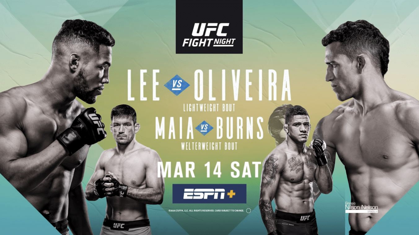 UFC Brasilia: Lee vs Oliveira Results