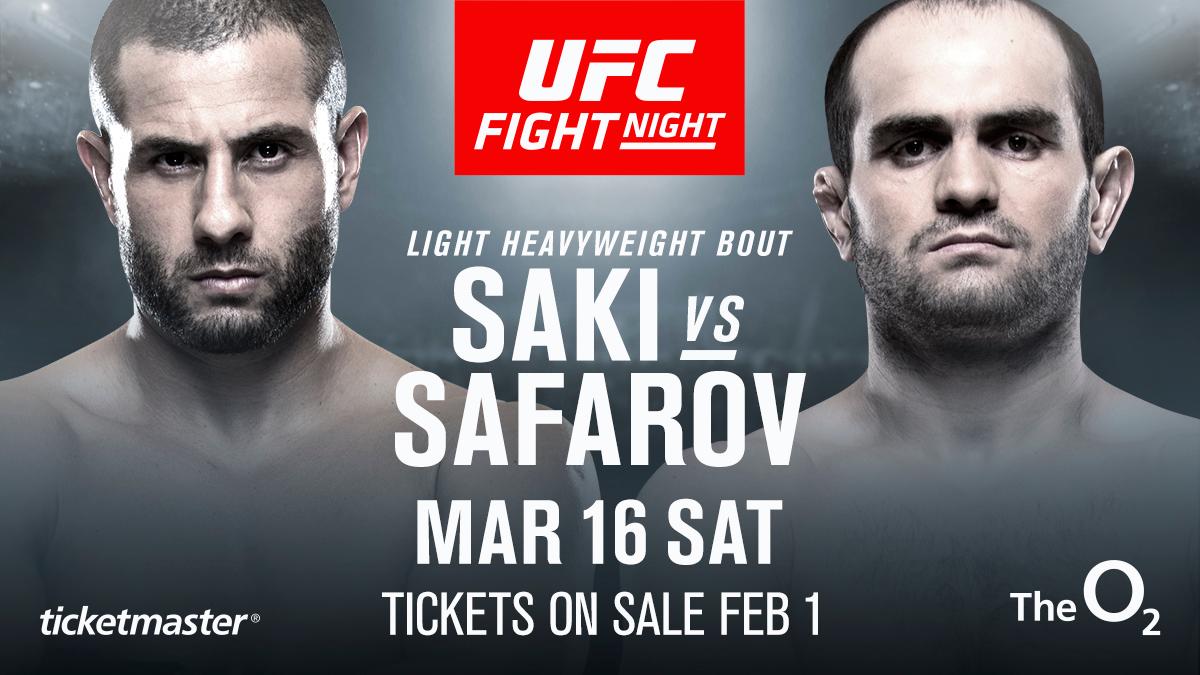 UFC London: Gokhan Saki Returning To Face Saparbek Safarov