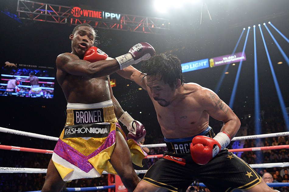 Manny Pacquiao Defeats Adrien Broner, Calls Out Mayweather