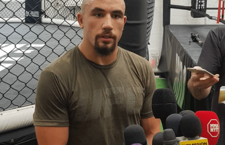 Robert Whittaker And Jimmy Crute UFC 234 Media Scrums