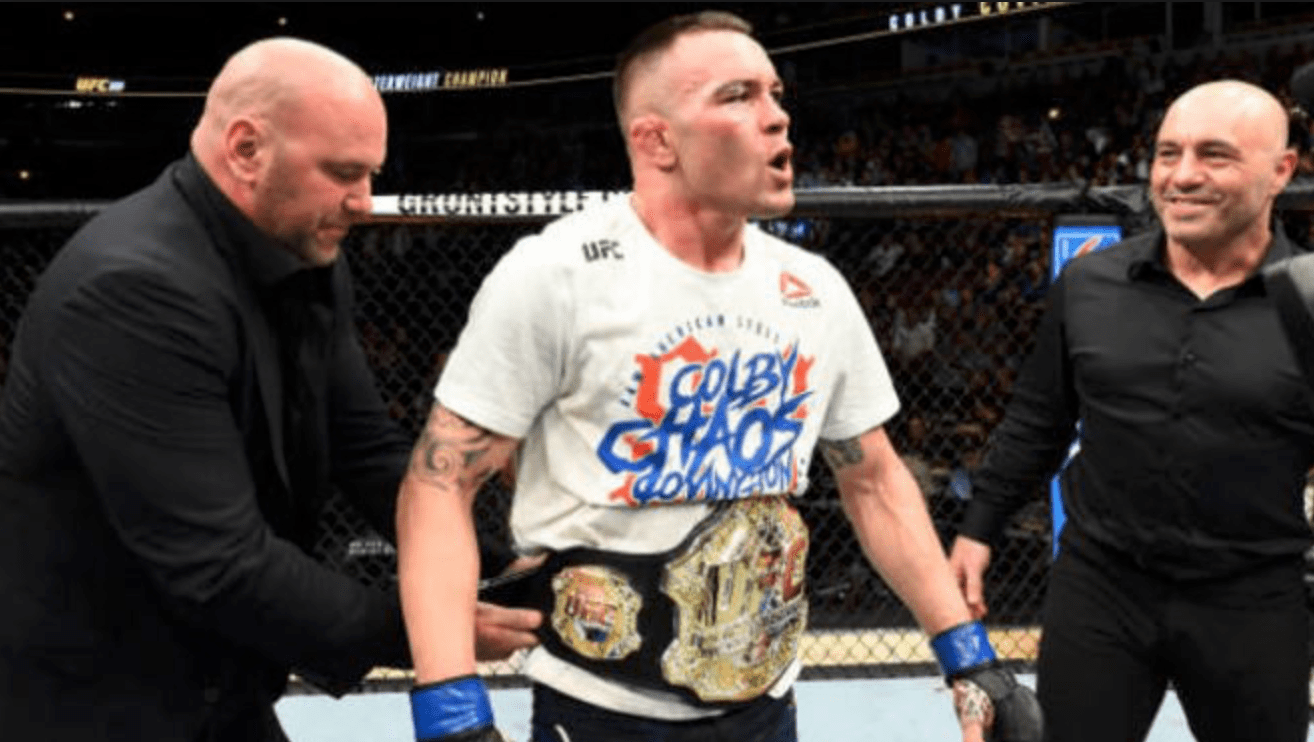 Colby Covington And Dana White Discuss Their Interaction