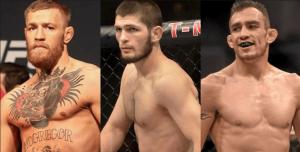 UFC Conor McGregor, Khabib Nurmagomedov, Tony Ferguson