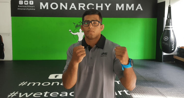 Agilan 'Alligator' Thani at Monarchy MMA, ahead of his fight with 'Sexyama' at ONE: Legendary Quest