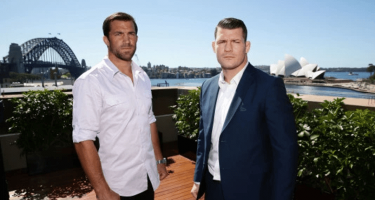 Luke Rockhold and Michael Bisping ahead of UFC Sydney