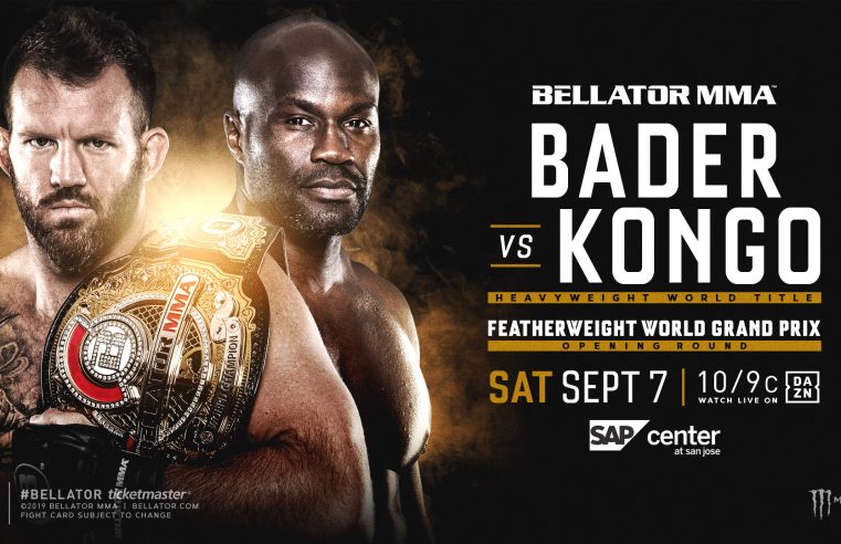 Bellator 226: Ryan Bader To Defend Heavyweight Title Against Cheick Kongo