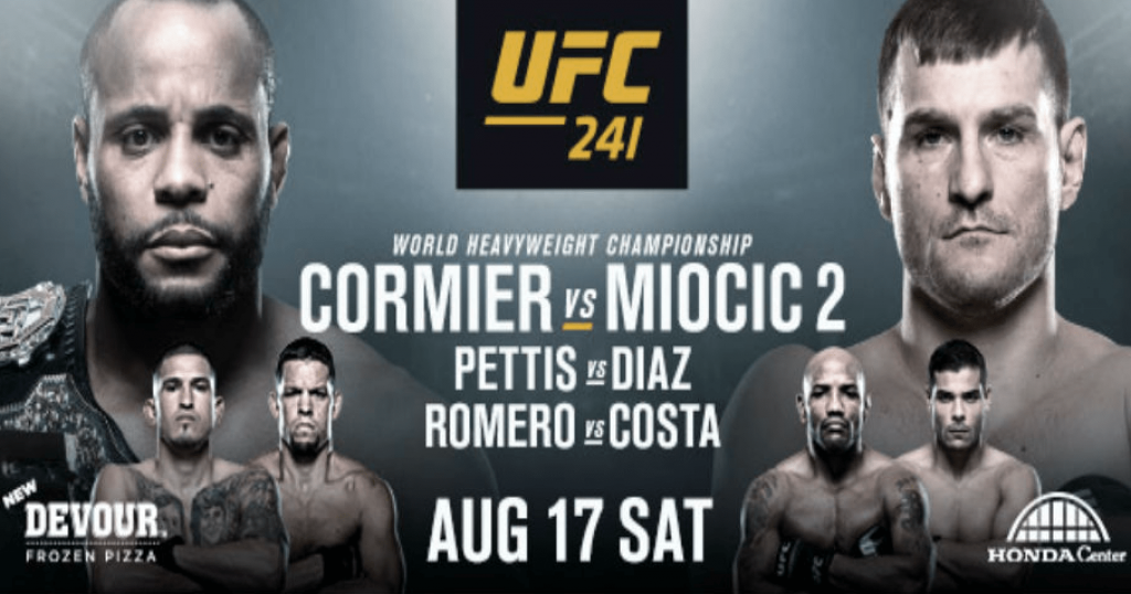 UFC 241 poster