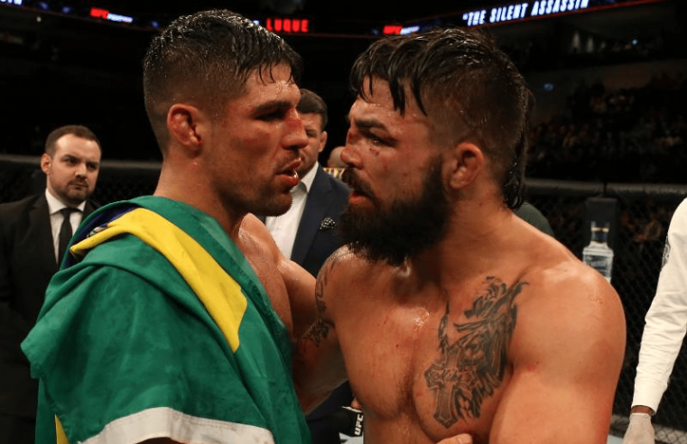 Mike Perry And Vicente Luque Show Their Respect For Each Other