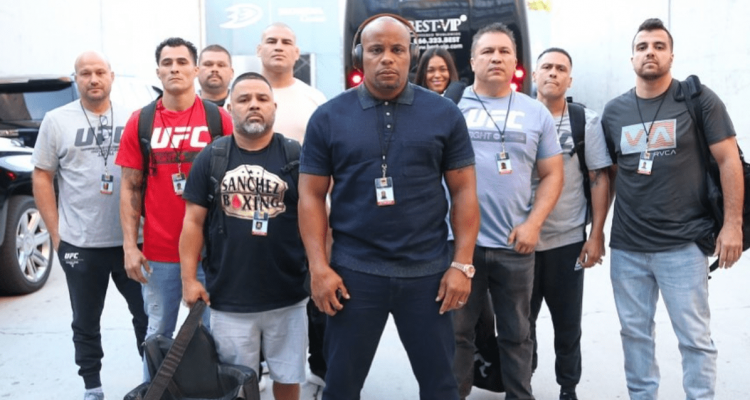 Daniel Cormier with his team at UFC 241