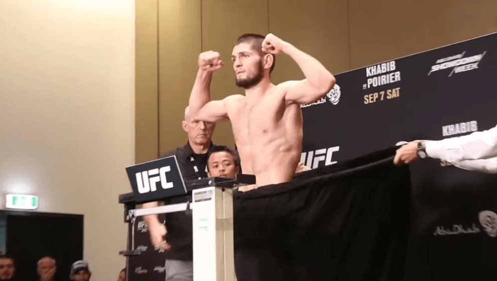 UFC 242 Weigh-In Results