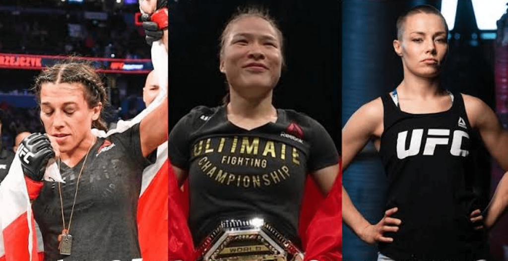 UFC strawweight, Joanna Jedrzejczyk, Zhang Weili, Rose Namajunas