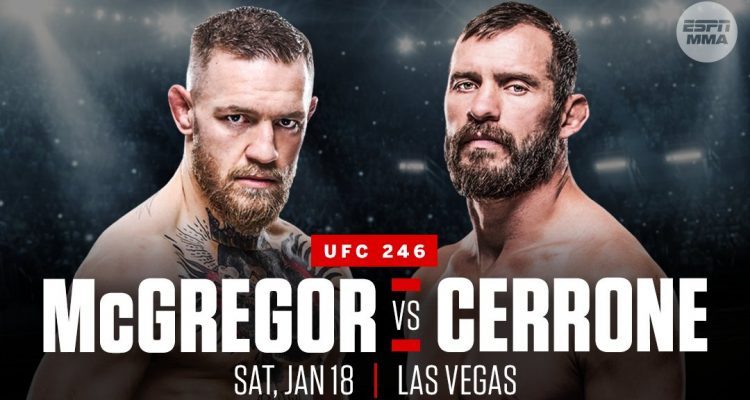 UFC 246 Conor McGregor vs 'Cowboy' Cerrone