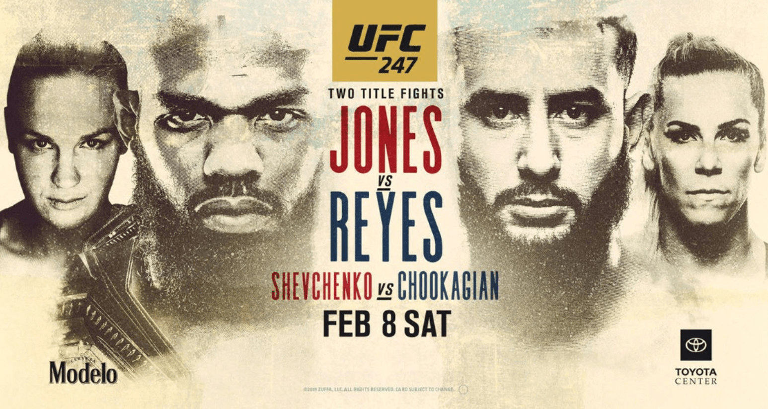 UFC 247: Jones vs Reyes Results
