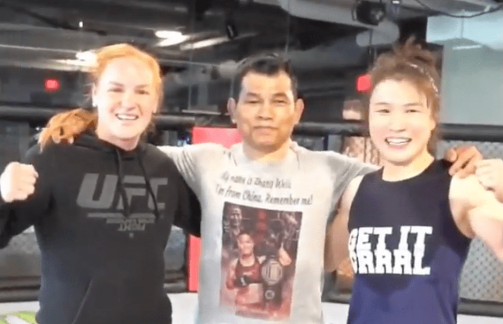 UFC Valentina Shevchenko and Zhang Weili