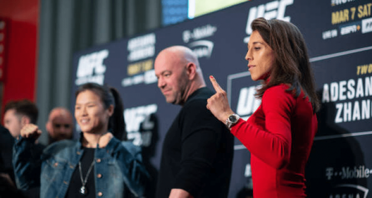 UFC Joanna Jedrzejczyk and Zhang Weili