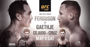 UFC 249 Tony Ferguson, Justin Gaethje, Henry Cejudo, Dominick Cruz