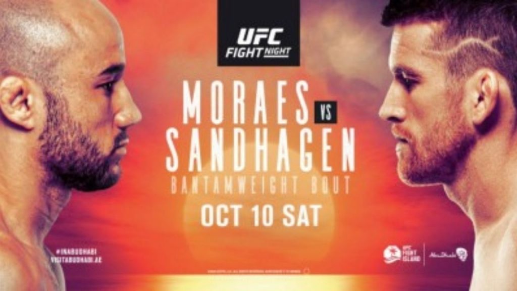 UFC Fight Island 5 results Moraes Sandhagen