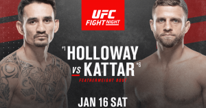 UFC Max Holloway vs Calvin Kattar