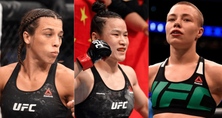 UFC, Joanna Jedrzejczyk, Zhang Weili, Rose Namajunas