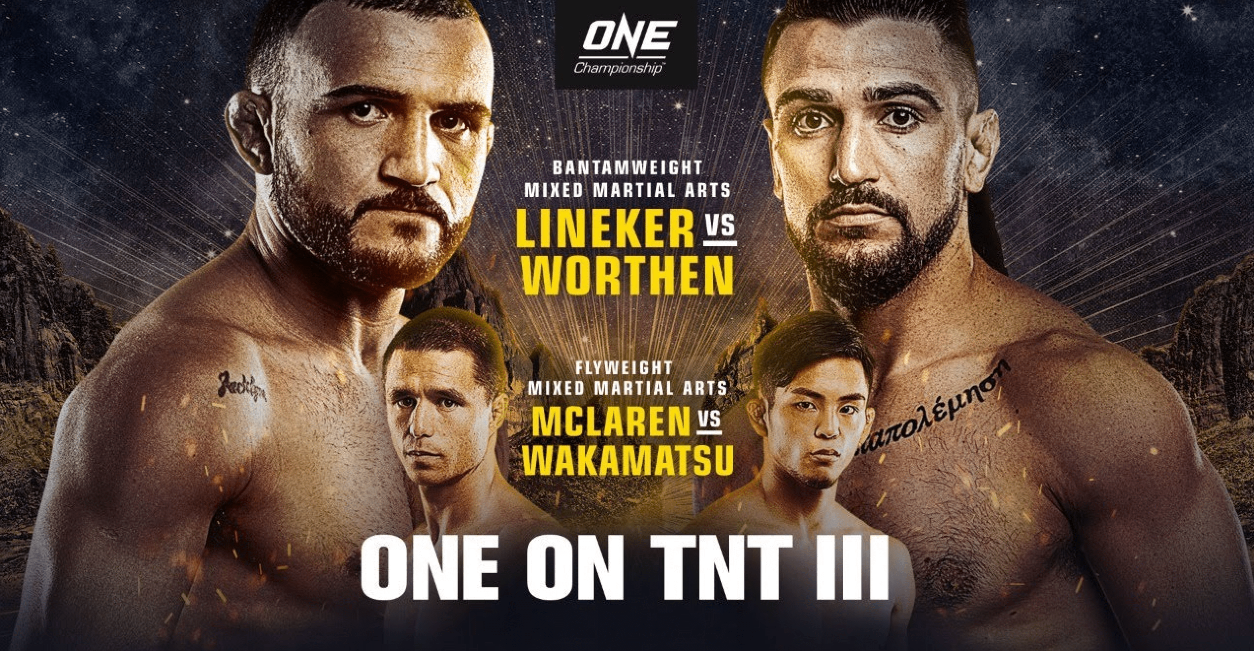 ONE On TNT 3 Results, Replay And Post Fight Videos